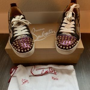 Red Bottom sneakers Low Top